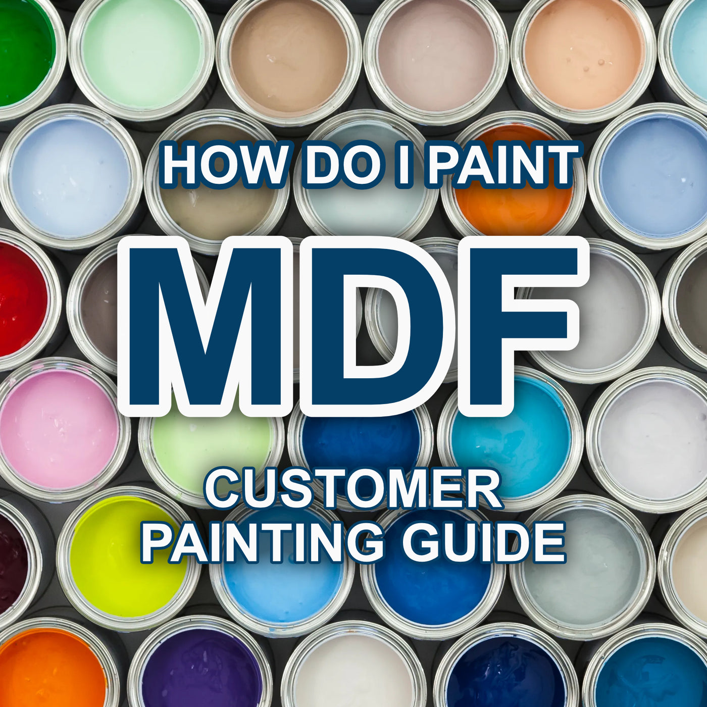 How to paint MDF