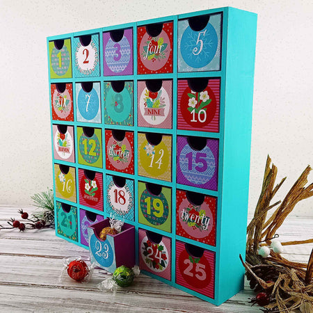 25 Drawer Advent Calendar Right Side