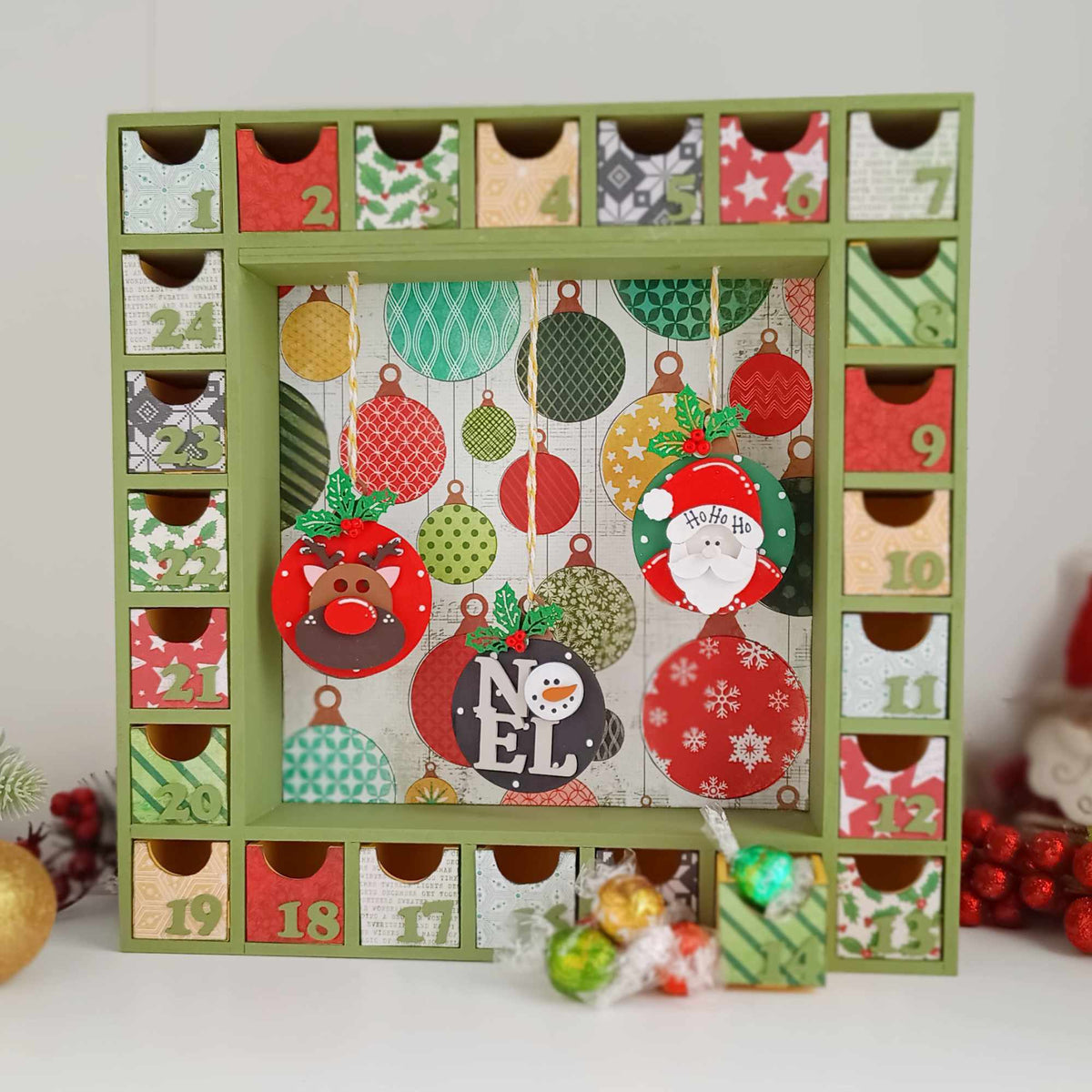 Reusable Wooden Fill Your Own Advent