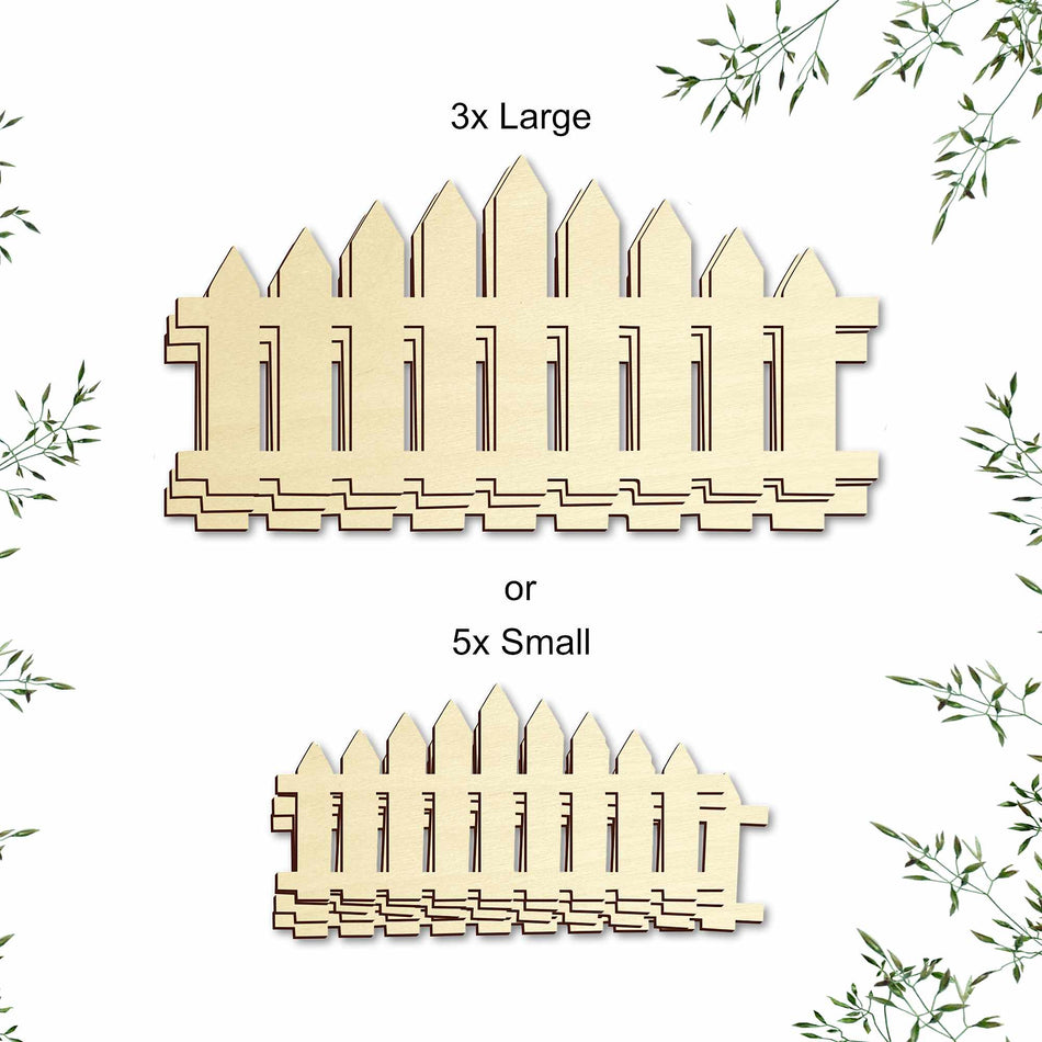 Fairy Garden Arched Picket Fence