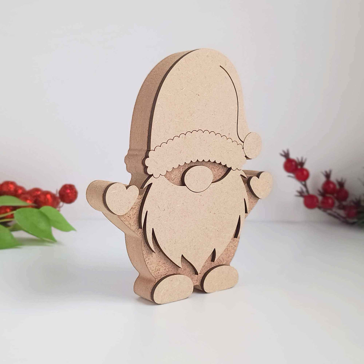 Freestanding Christmas Wooden MDF Craft Shapes