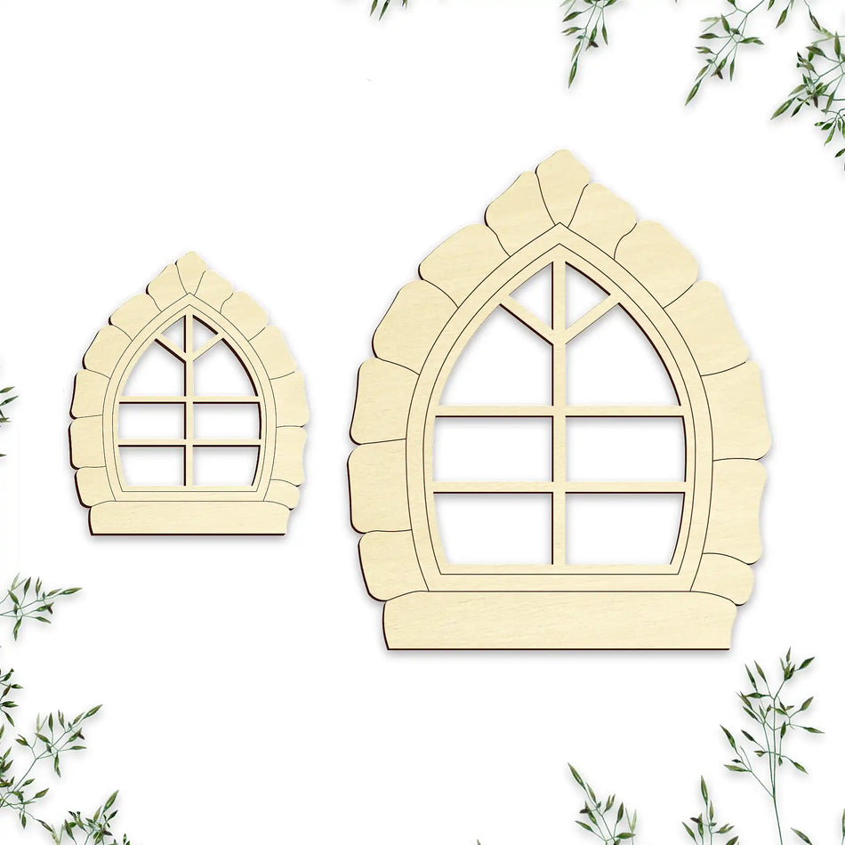 Fairy House Church Style Windows