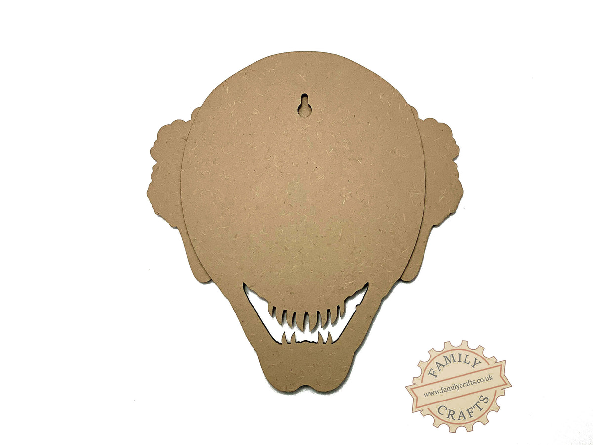 Spooky Halloween Clown Face Wall Plaque Back Plate