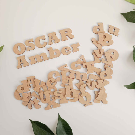 Craft letter shapes