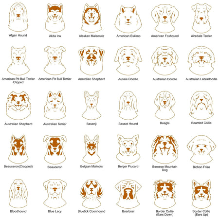 Dog Breed Faces Page 1