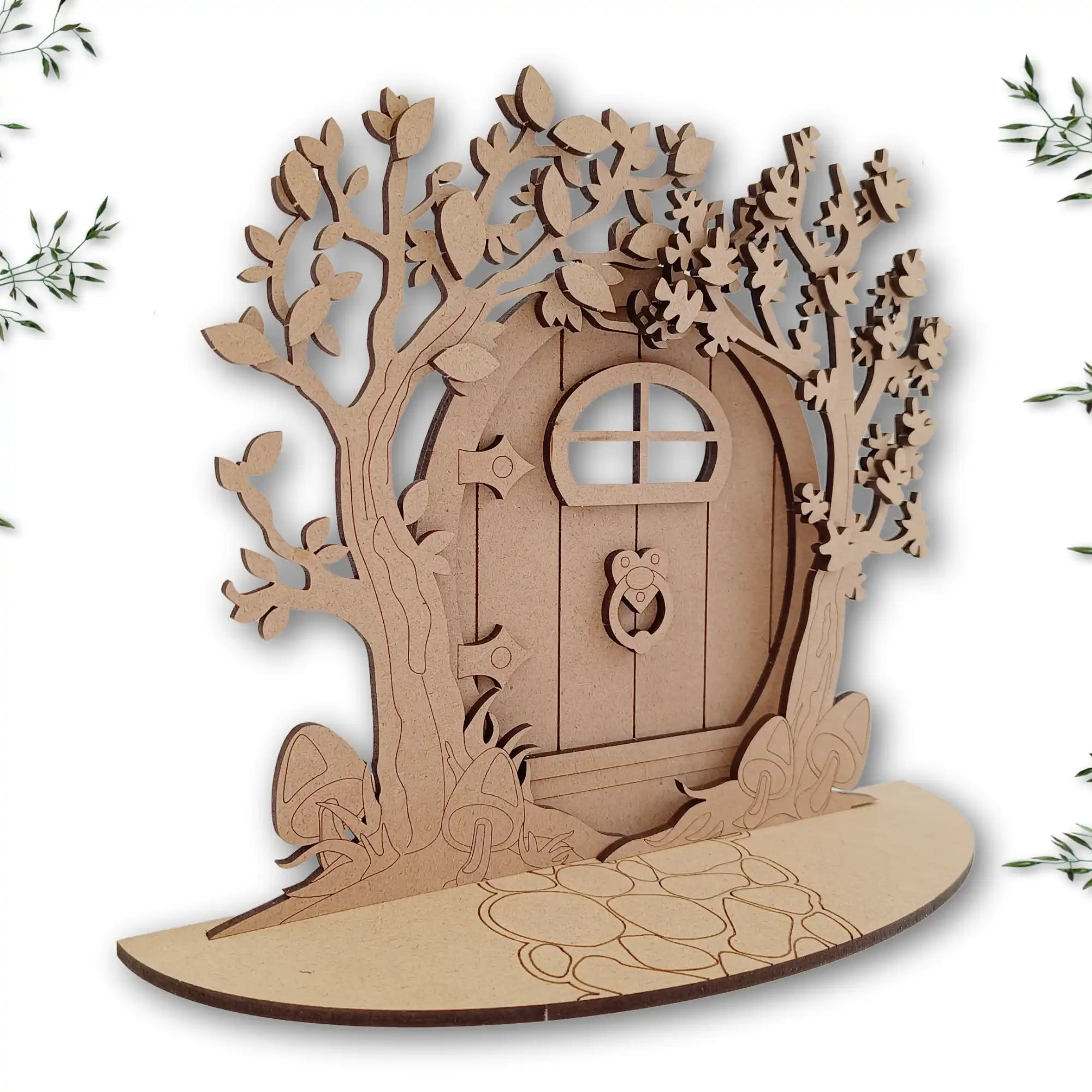 Freestanding Enchanted Woodland Fairy Door Kit