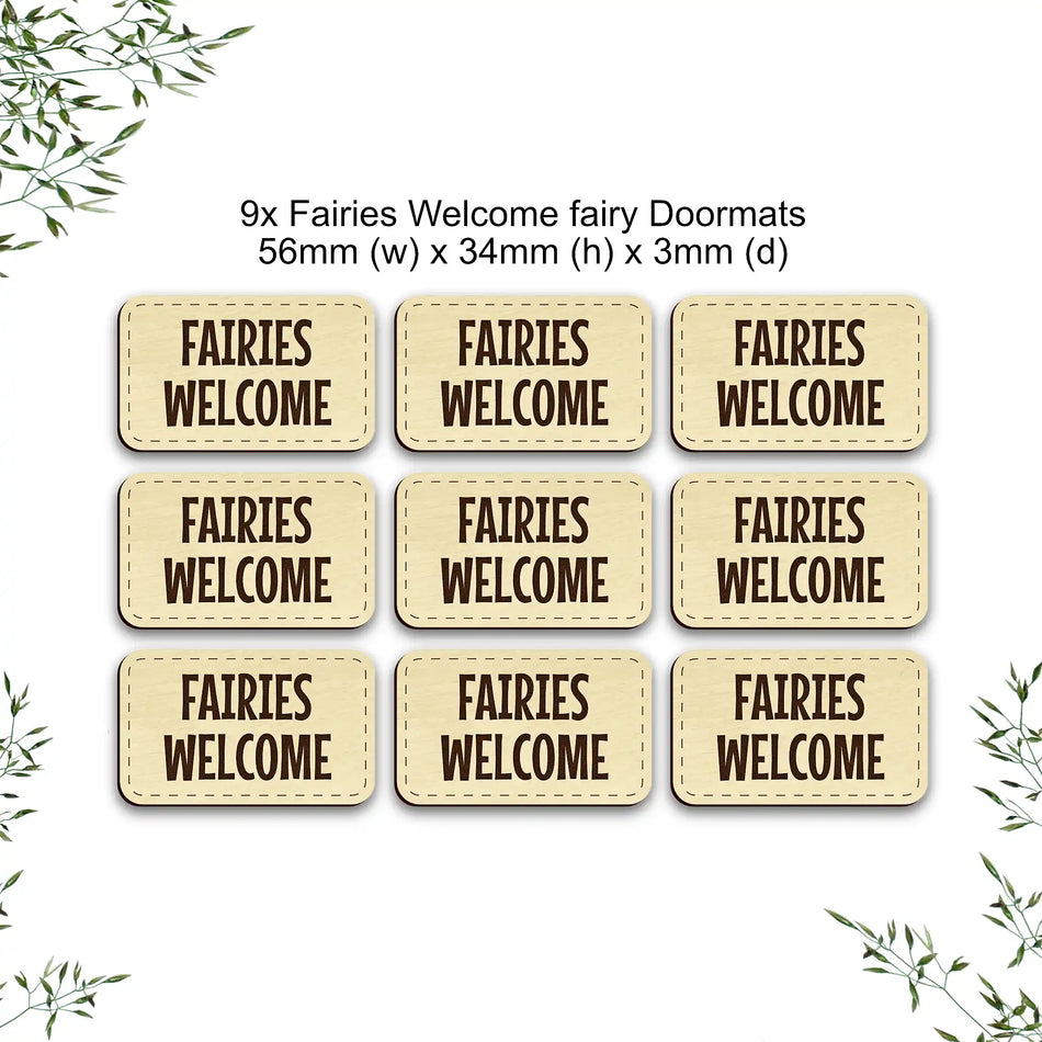 Fairies Welcome Door Mats