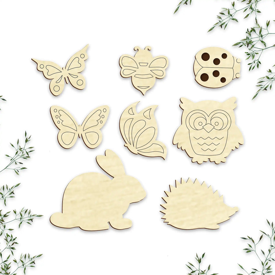 Fairy Garden Animal Craft Shapes