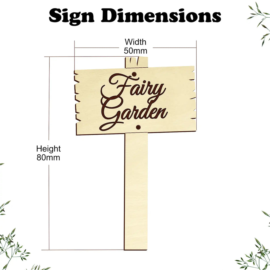 Fairy Garden Sign Posts