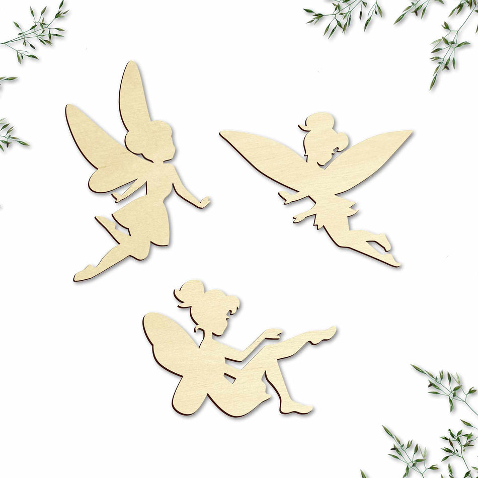 Fairy Silhouette Craft Shapes