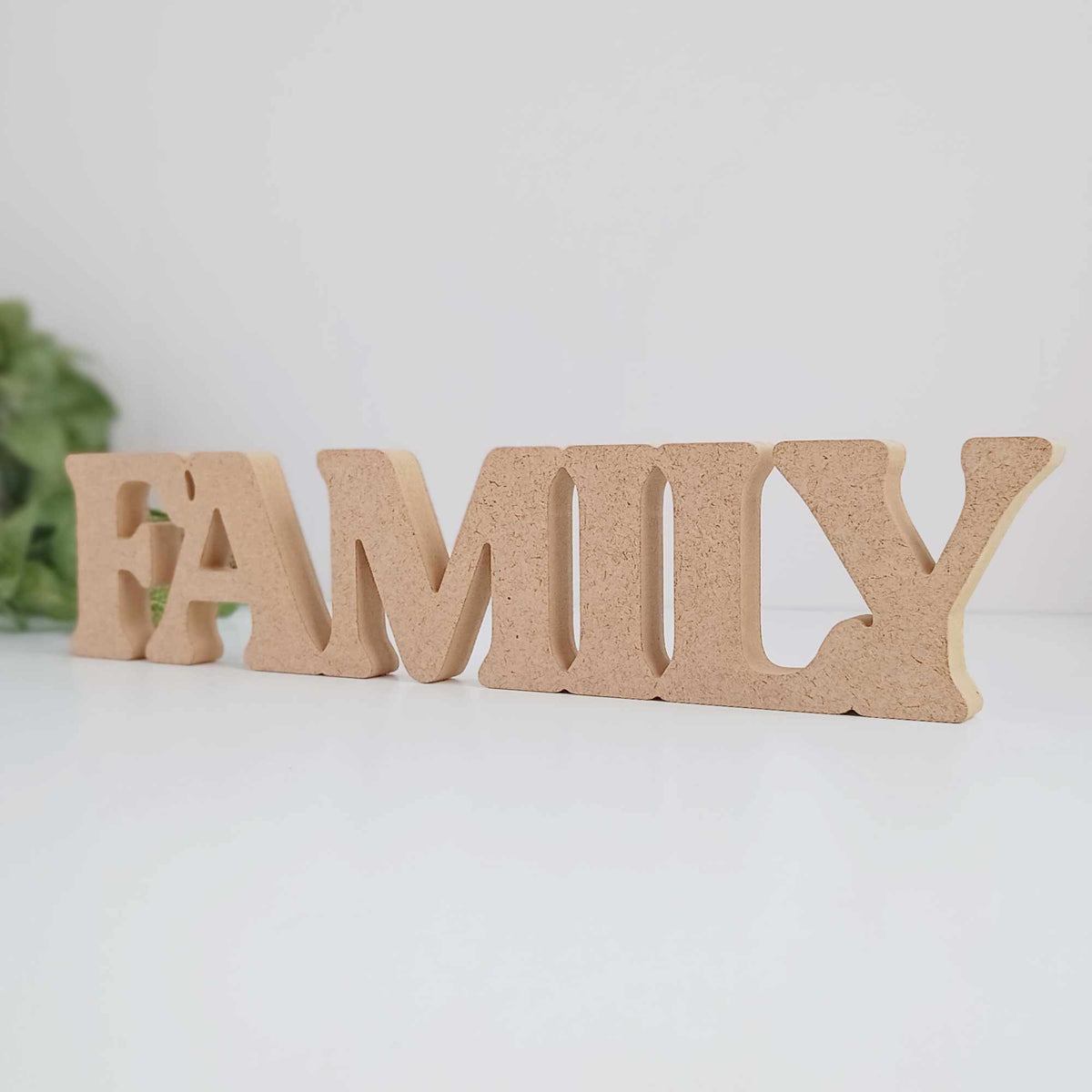 Standalone Family Sign Plaque