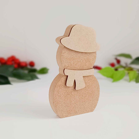 Freestanding MDF Wooden Craft Blank Shapes