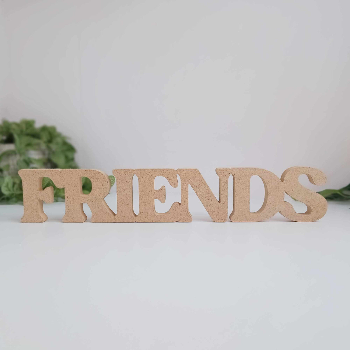 Freestanding Friends Word Craft Shape