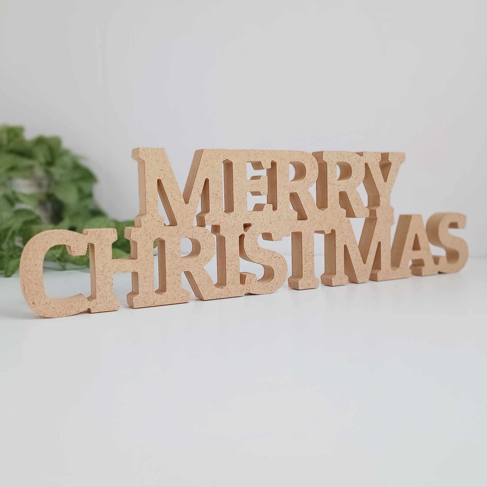 Freestanding MDF Wooden Blank Craft Shapes