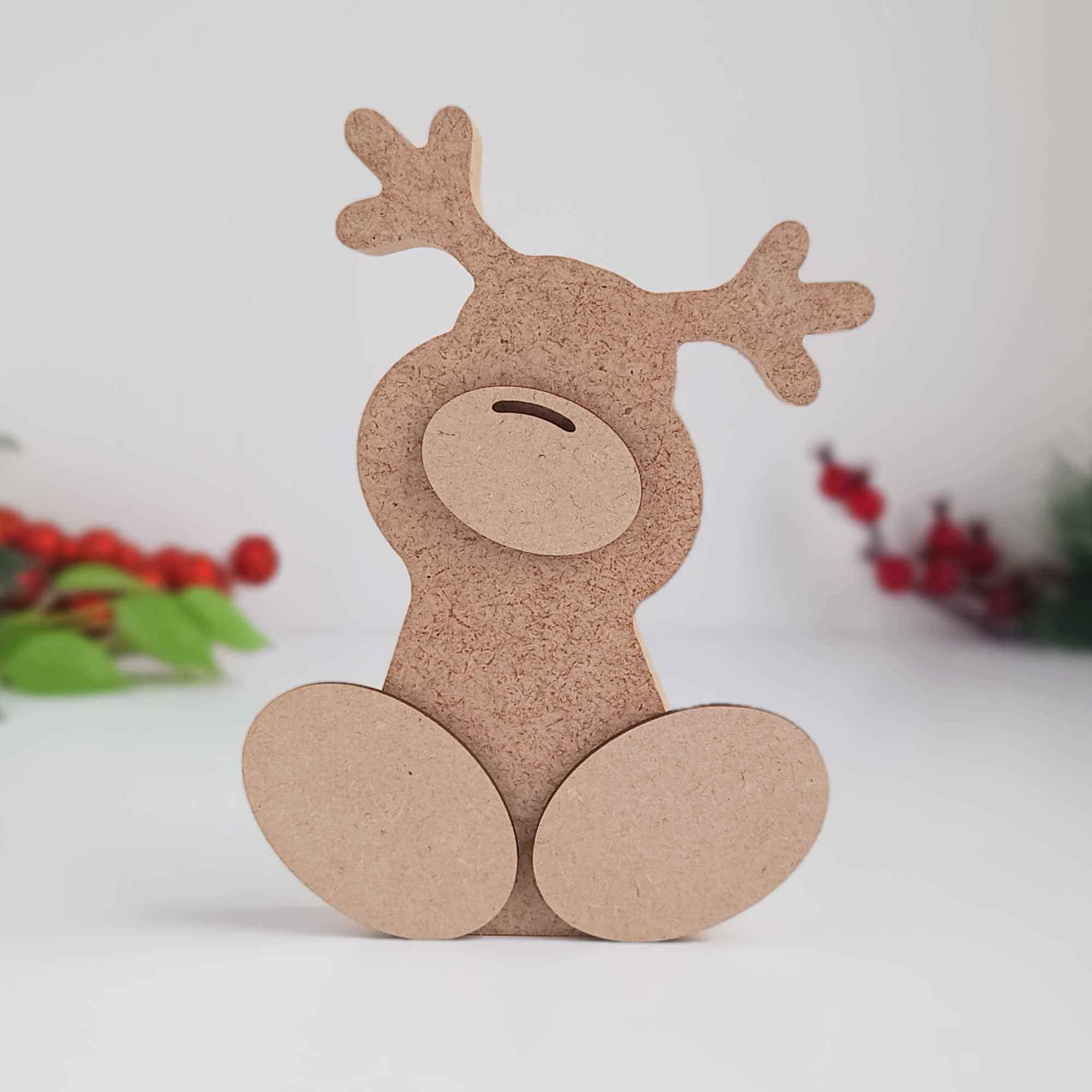 Freestanding Wonky Reindeer