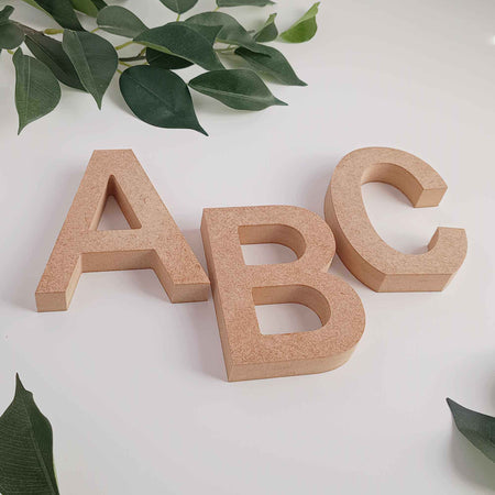 Freestanding Capital MDF Letters