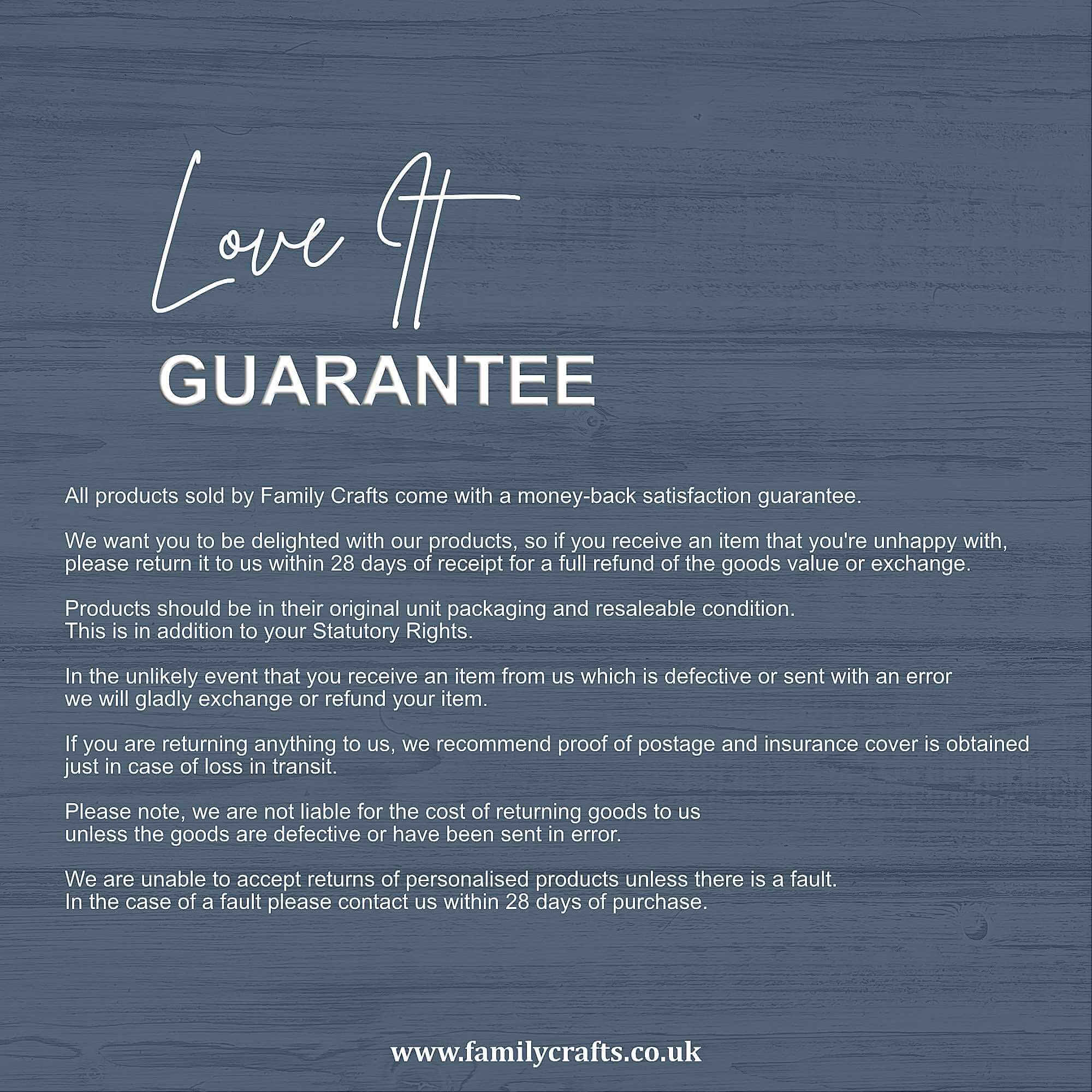 Our Guarantee