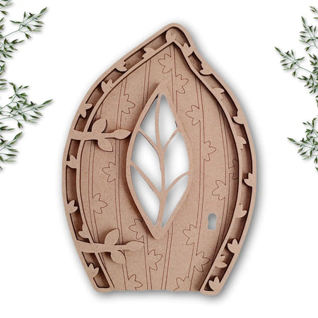 Leafy Layered Fairy Door Craft Kit