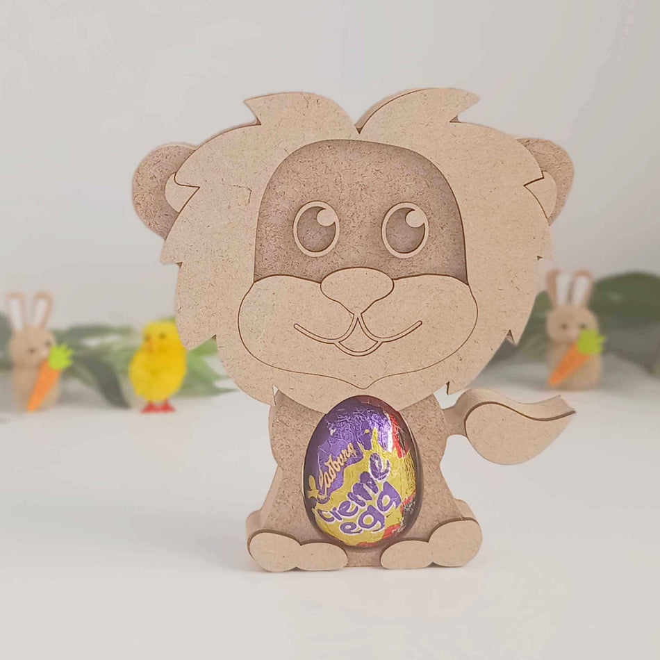 Freestanding Lion Egg Holder