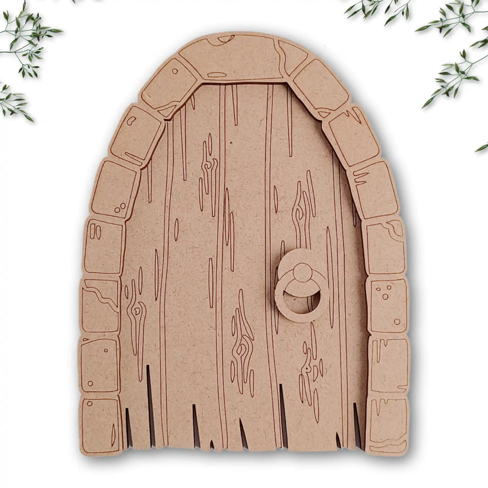 Old Wooden Fairy Door Craft Kit