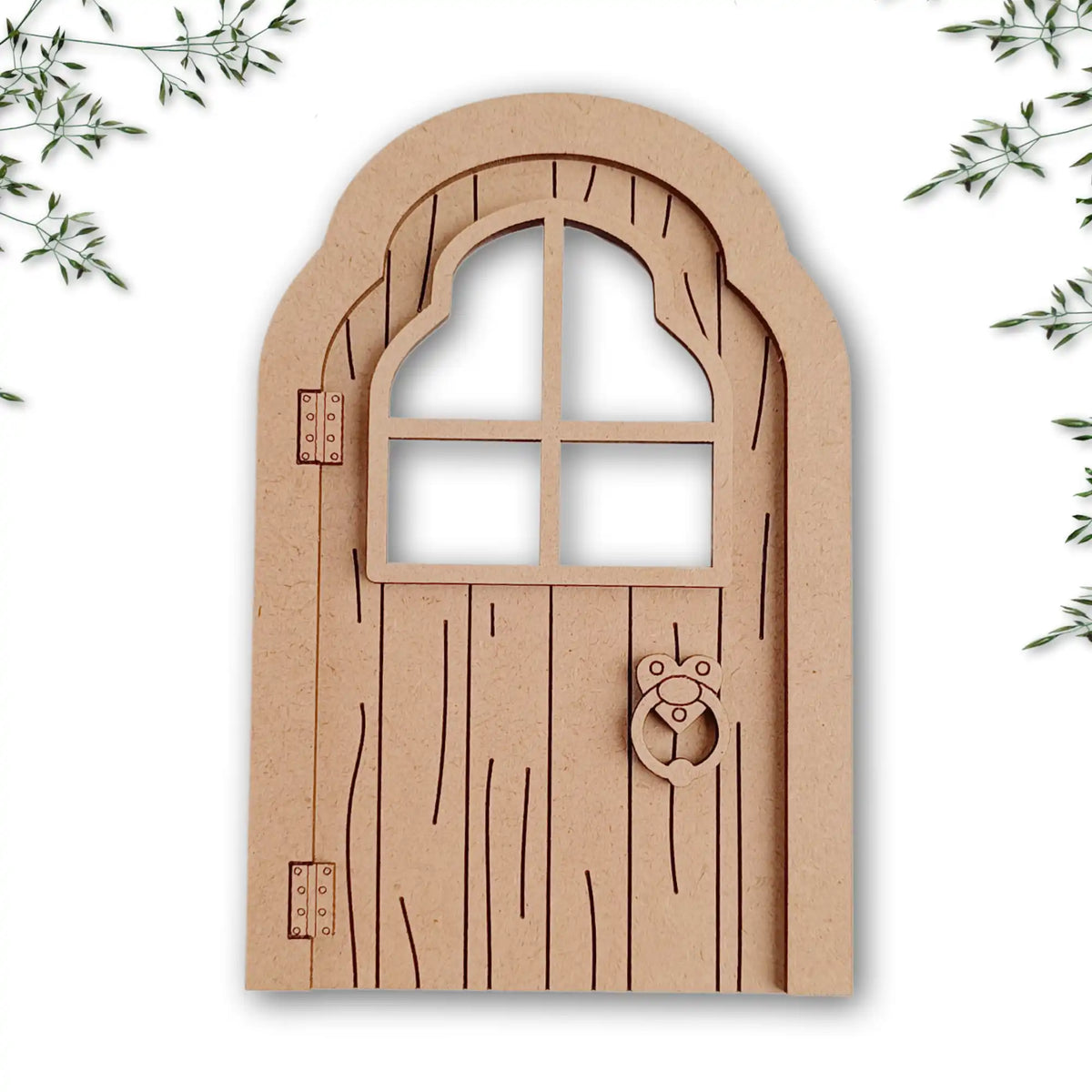 Ornate Fairy Door Craft Kit with Woodgrain