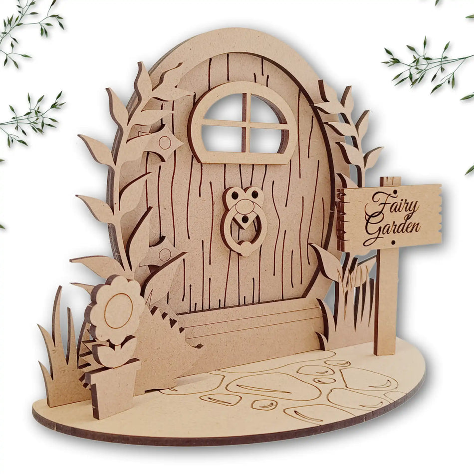 Oval Fairy Door Garden