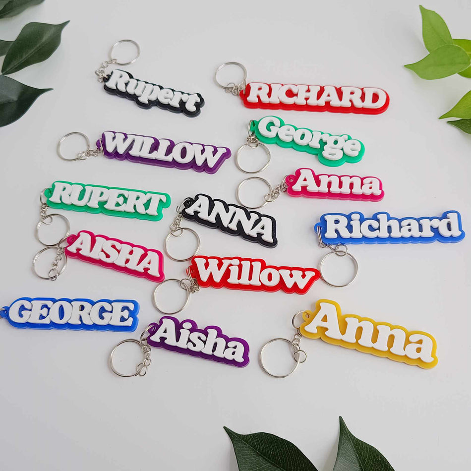 Acrylic Personalised Keyring