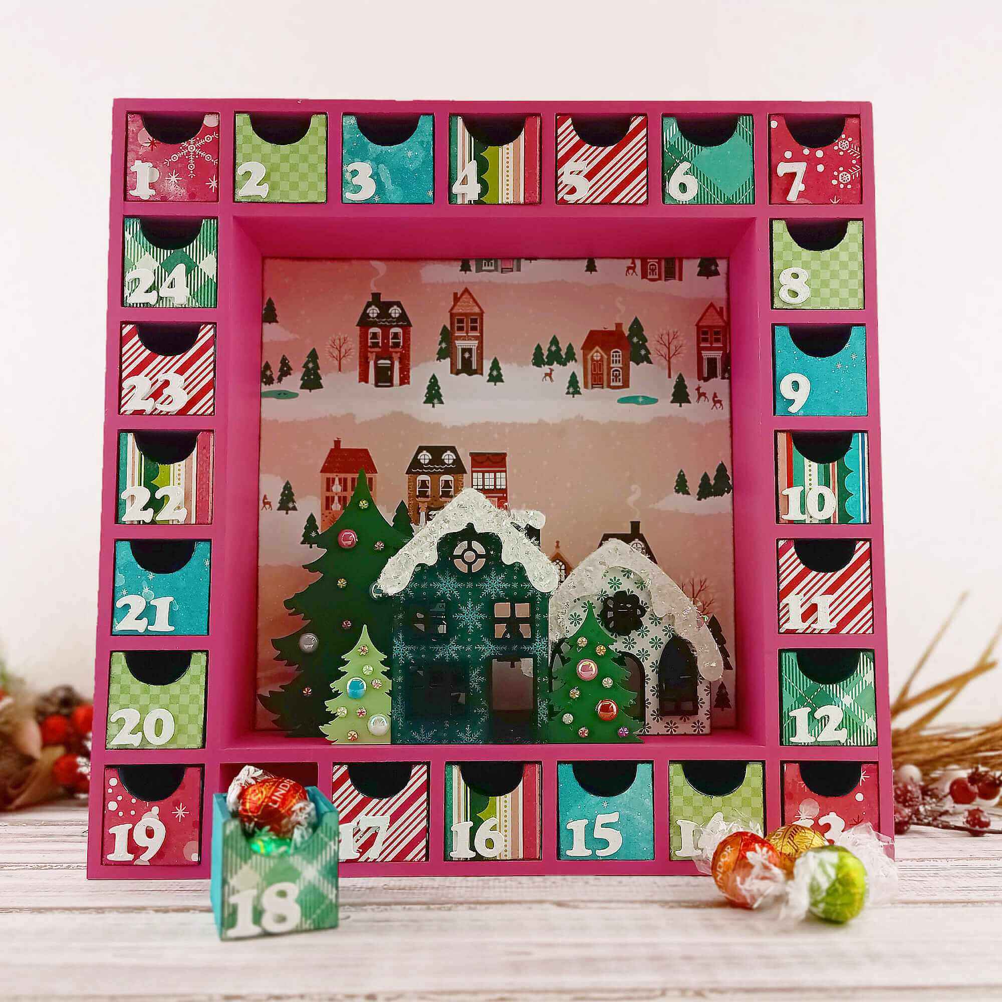 Fill Your Own Wooden Advent