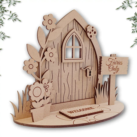 Freestanding Pointed Fairy Door Kit