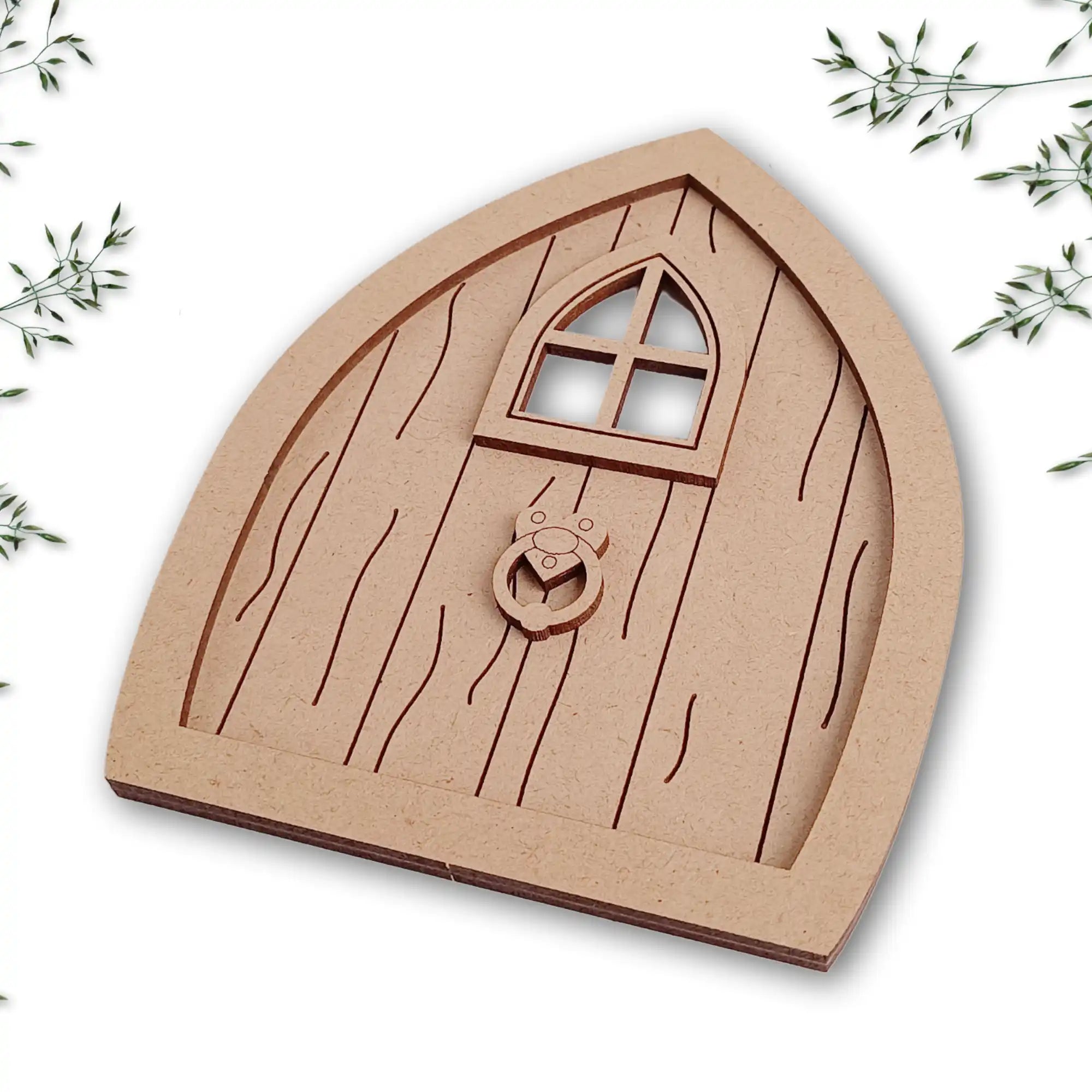 Layered Fairy Door Craft Kit with Woodgrain