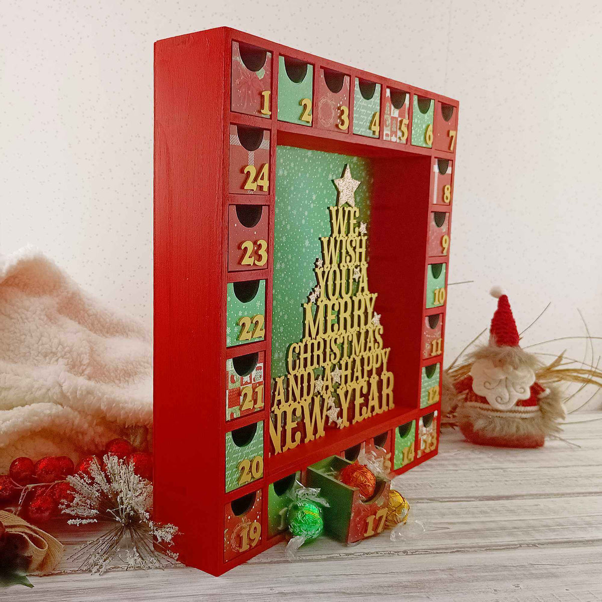 Wooden Keepsake Countdown to Christmas