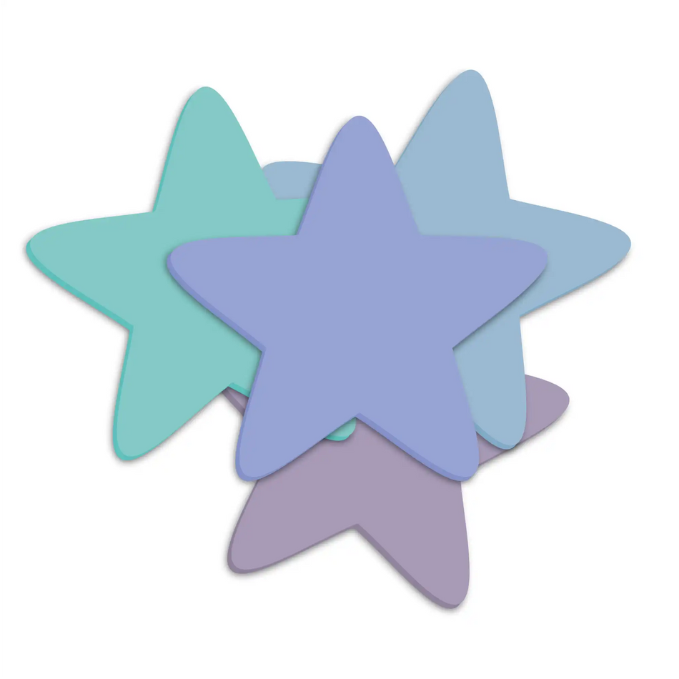 Star shaped acrylic blanks