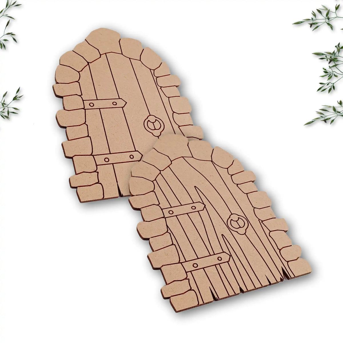 Stone Block Fairy Door Bundle Options