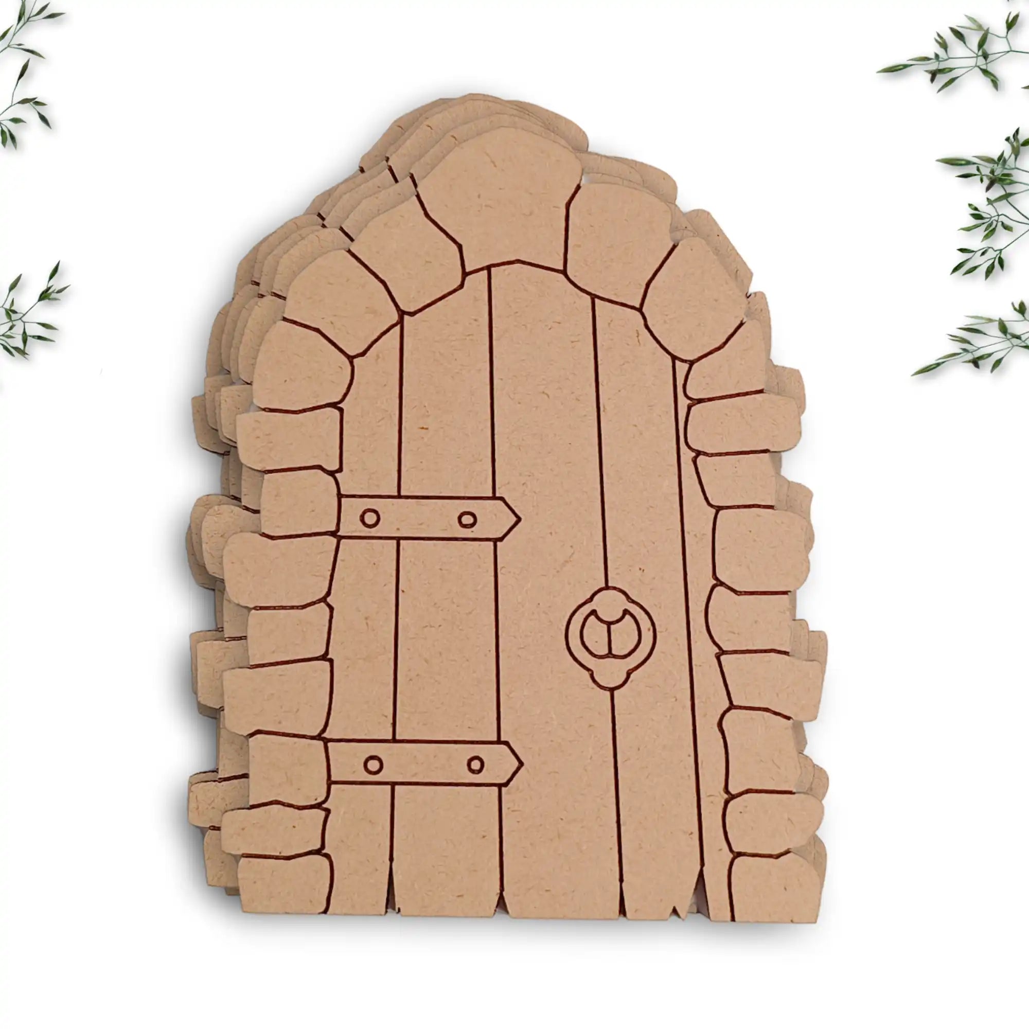 Stone Block Fairy Door Bundle