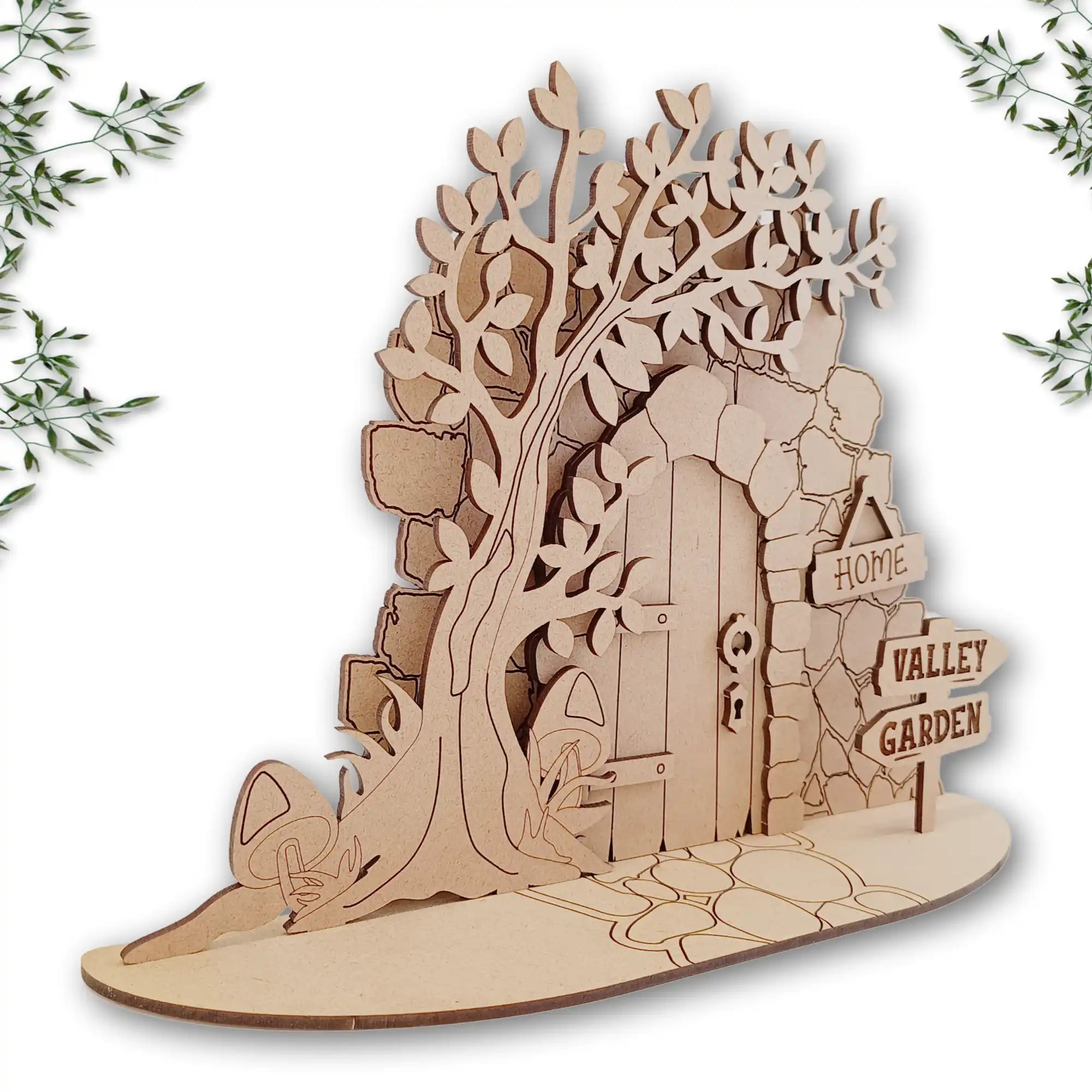 Freestanding Stone Wall Fairy Door Kit