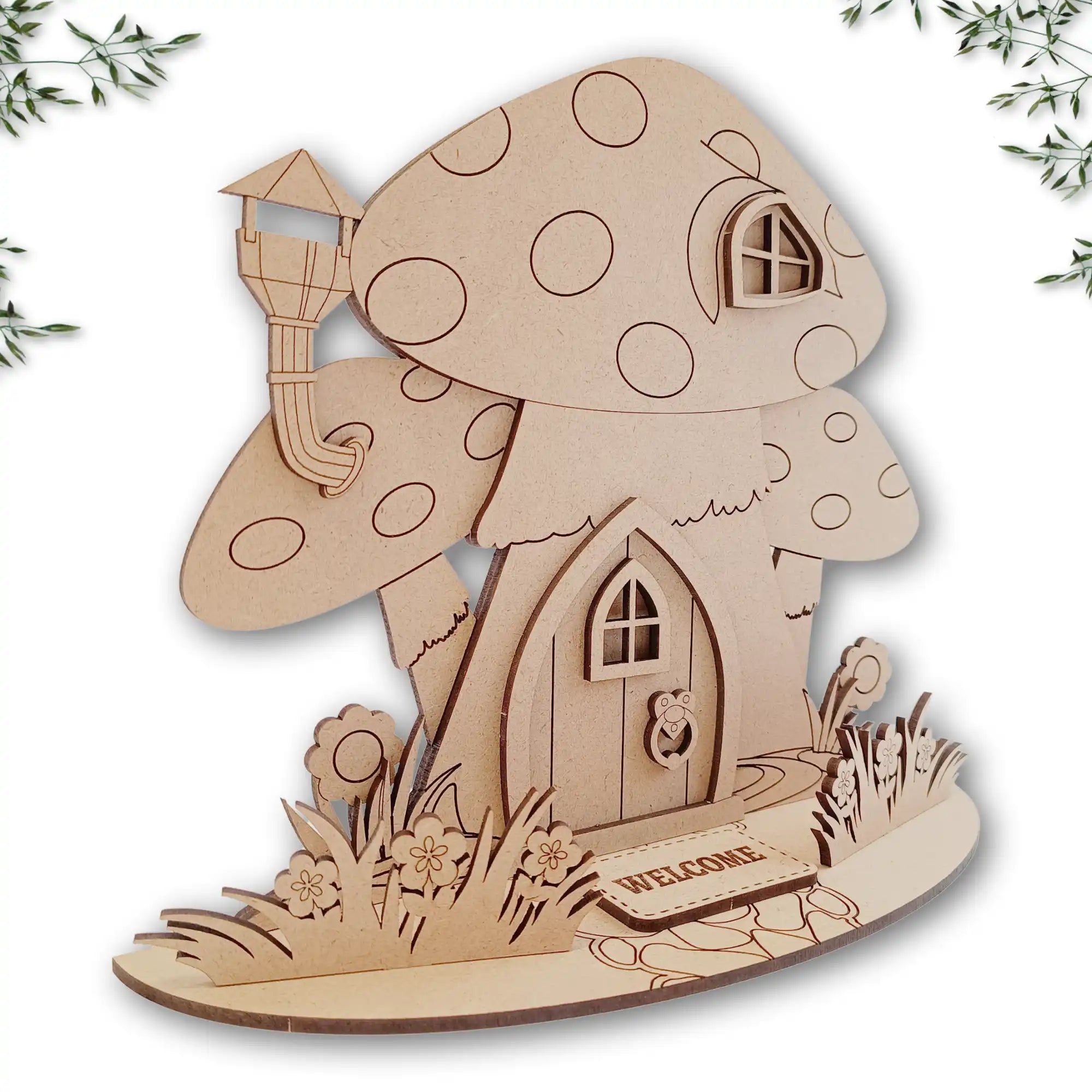 Toadstool Fairy House Kit