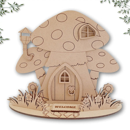 Toadstool Fairy House