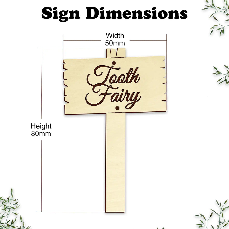 Tooth Fairy Garden Sign Posts