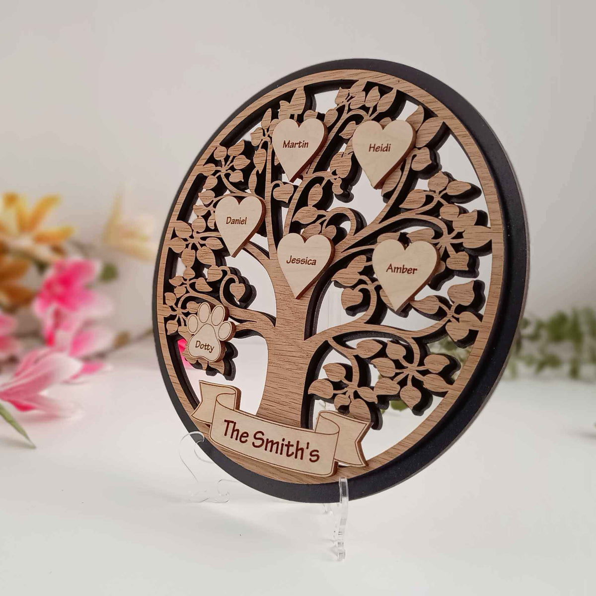 Custom Family Tree Plaque Gift